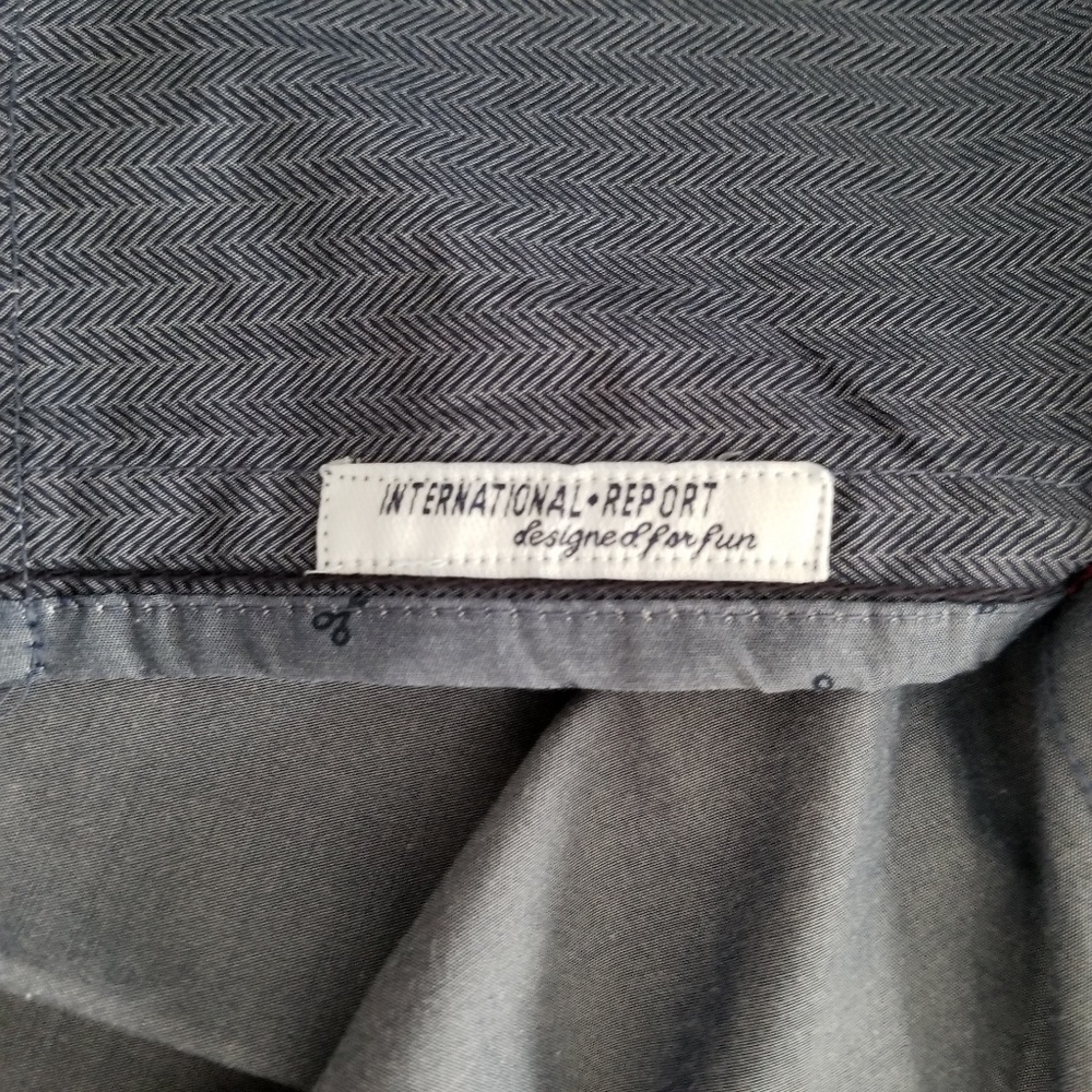 INT'L REPORT Men's button down shirt Slim fit XL - Picture 5 of 7